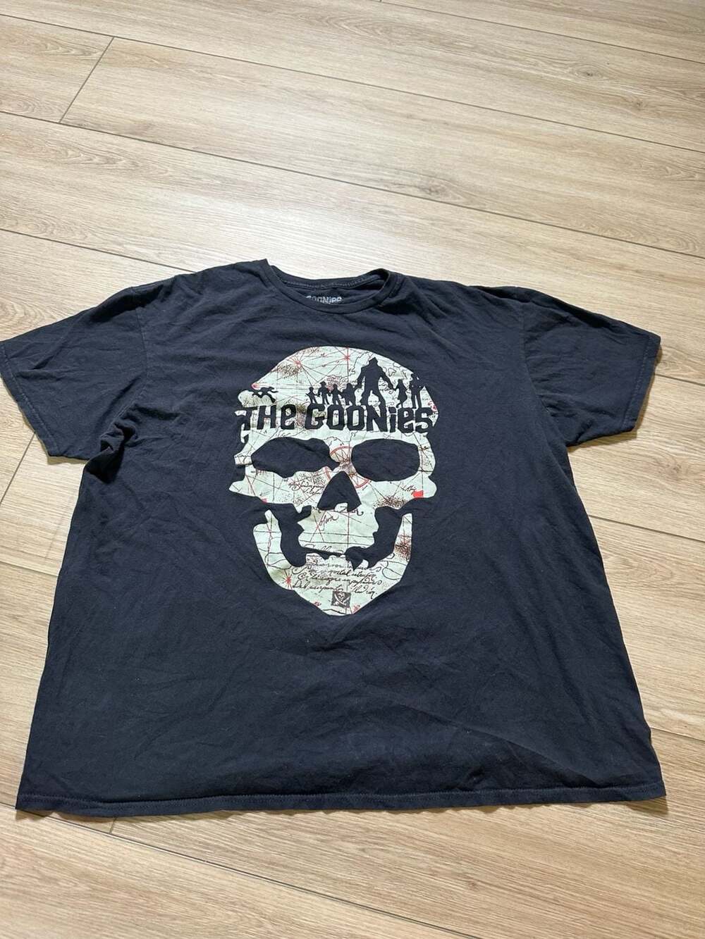 The Goonies Skull Graphic T-Shirt Black 2XL